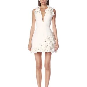 Bronx and Banco Estelle White Mini Dress
